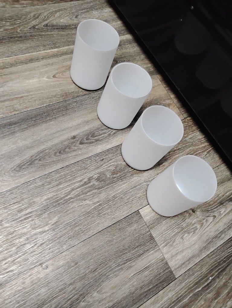 LED Light Cylinders, 6"HX4"D, LED Light Sheds (4 Pieces)