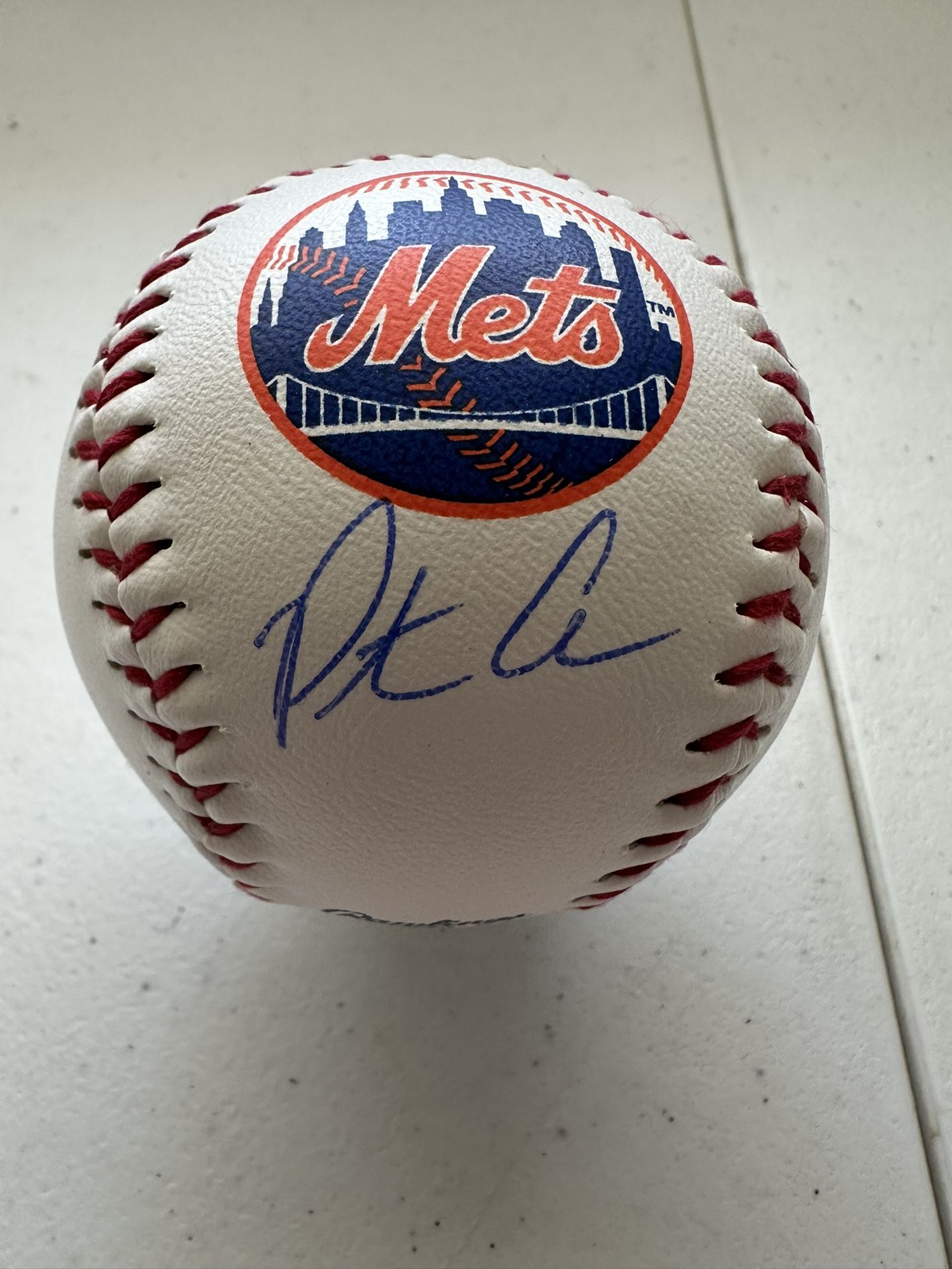 PETE ALONSO SIGNED NEW YORK METS MLB AUTOGRAPHED RAWLINGS BASEBALL W/COA - 773