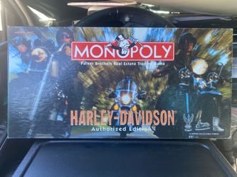 Vintage Collectors Harley Davidson Monopoly game.