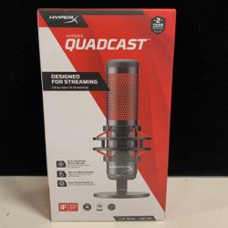 HyperX QuadCast Black USB Condenser Gaming/Streaming Microphone 
