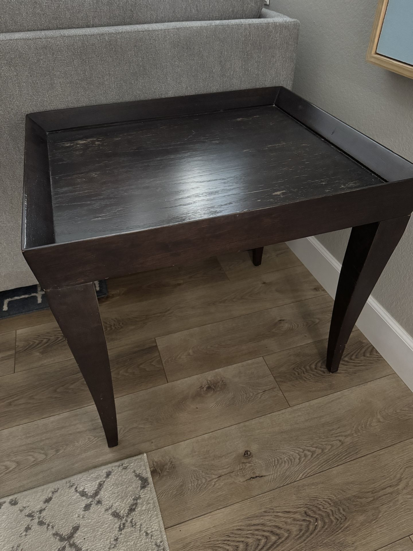 Wood Side Table