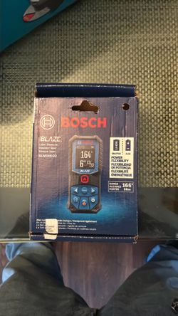 Bosch, laser measure.
