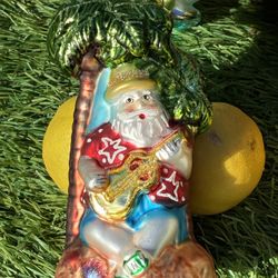 Ornaments Blown Glass Hand Painted  Set 6