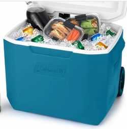 Used 1x. Too Big. Coleman Chiller 9/16/30/48/60qt Cooler with Ice Retention, Leak Resistant, Great for Camping, Concerts, Sports, and More