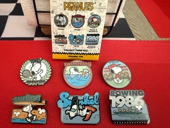Peanuts Snoopy Summer Sports Enamel Pins