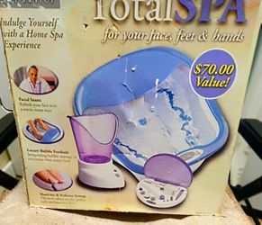 Total Spa Home Kit (Face, Feet, Hands) Never Used
