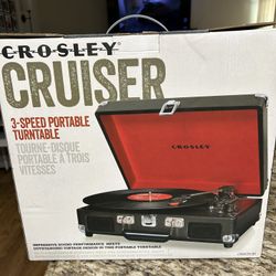 Crosley Cruiser 3-Speed Turntable 