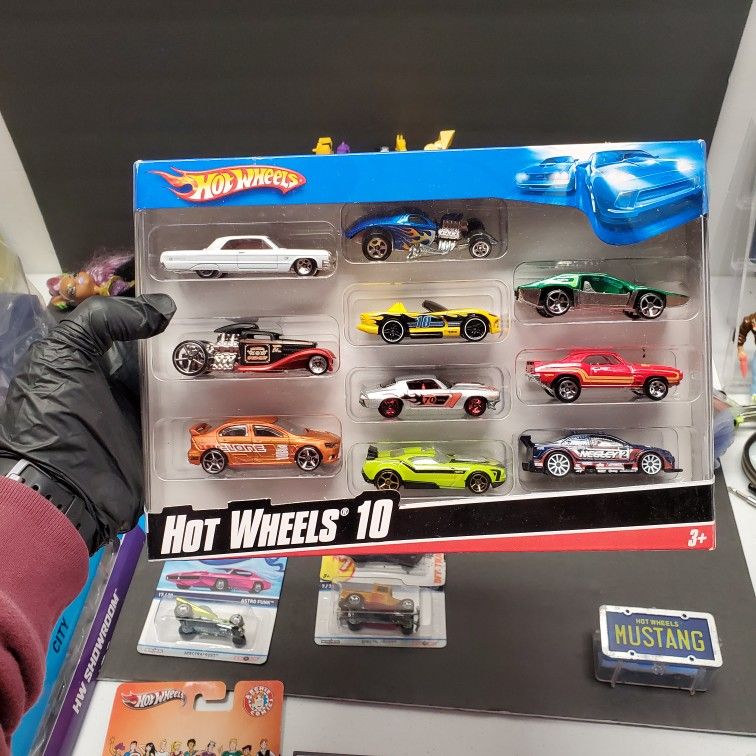 Hot Wheels 2009 10-Pack VHTF Mitsubishi Lancer Evo Orange Clone Tampo Impala NEW.