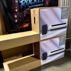 Samsung Soundbar Home Theater System (HW-B73CD) - 5.1-Ch. Surround Sound, Dolby Atmos, Wireless Subwoofer