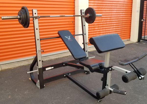 Body Vision Press Bench With Weights For Sale In Dover Nj Offerup