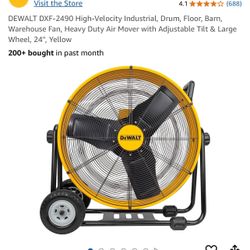 Floor Heavy Duty Drum Fan