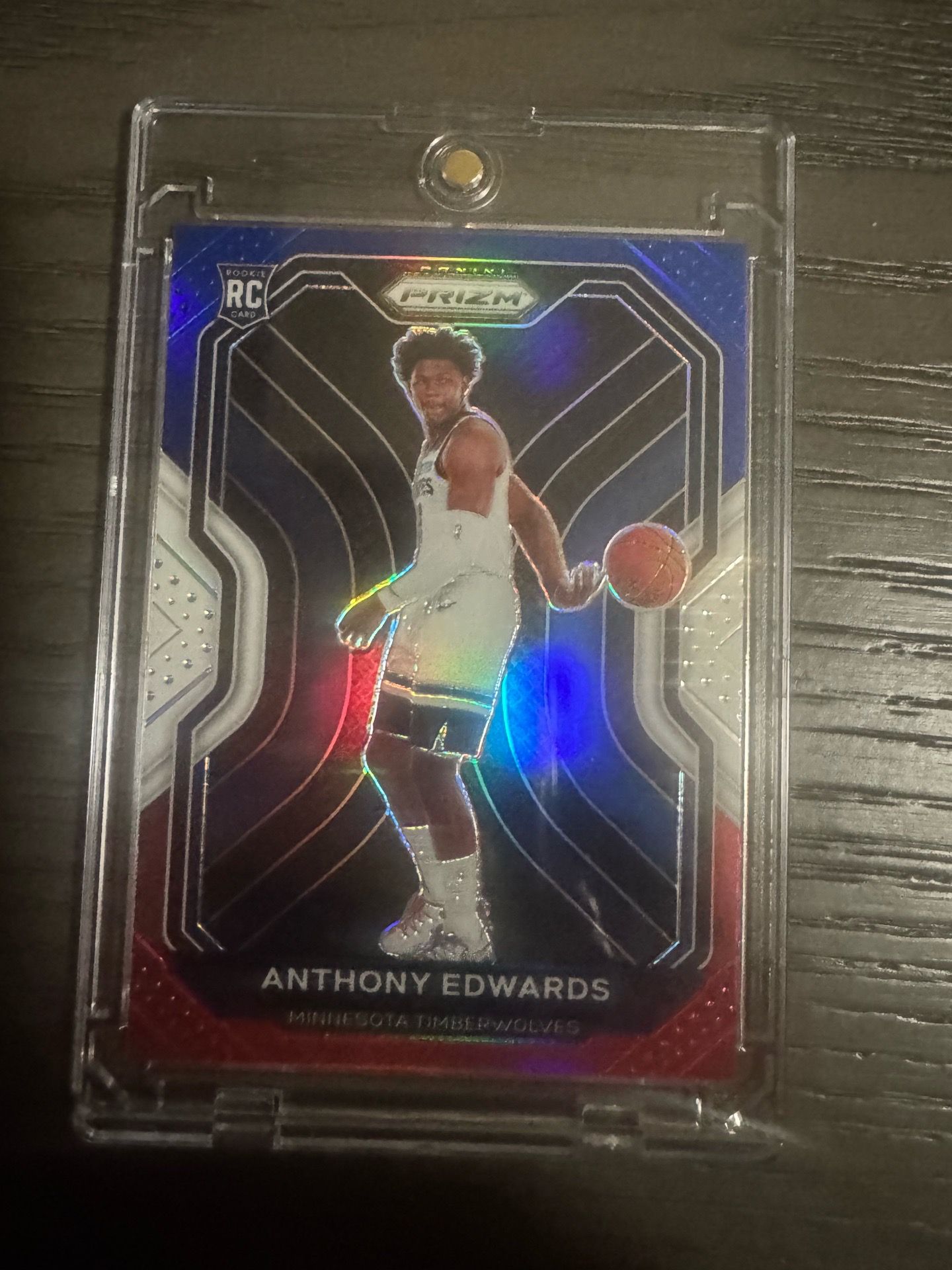 2020-21 Panini Prizm RWB Anthony Edwards #258