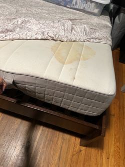 MUST GO!! Queen bed with mattress (including bed frame)