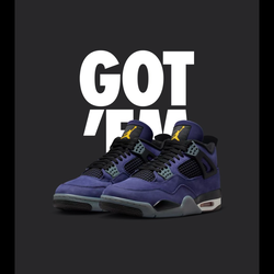 Jordan 4 Retro Lakers