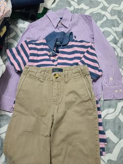 Polo Ralph Lauren and Columbia shirts and pant size 5 boys