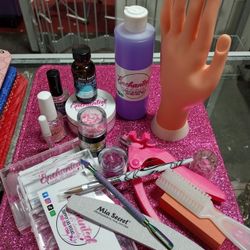 Kit Básico Para Aplicar Uñas Acrílicas 