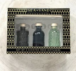Sea + Sand California Set Of 3 Scented Reed Diffusers