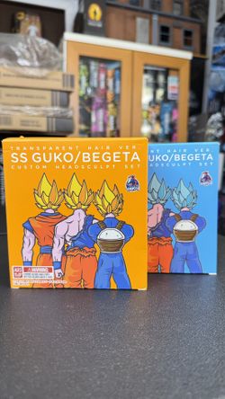 Demoniacal Fit Transparent SS Goku /vegeta Headsculpts