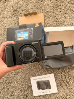 brand new 4k digital camera flips up