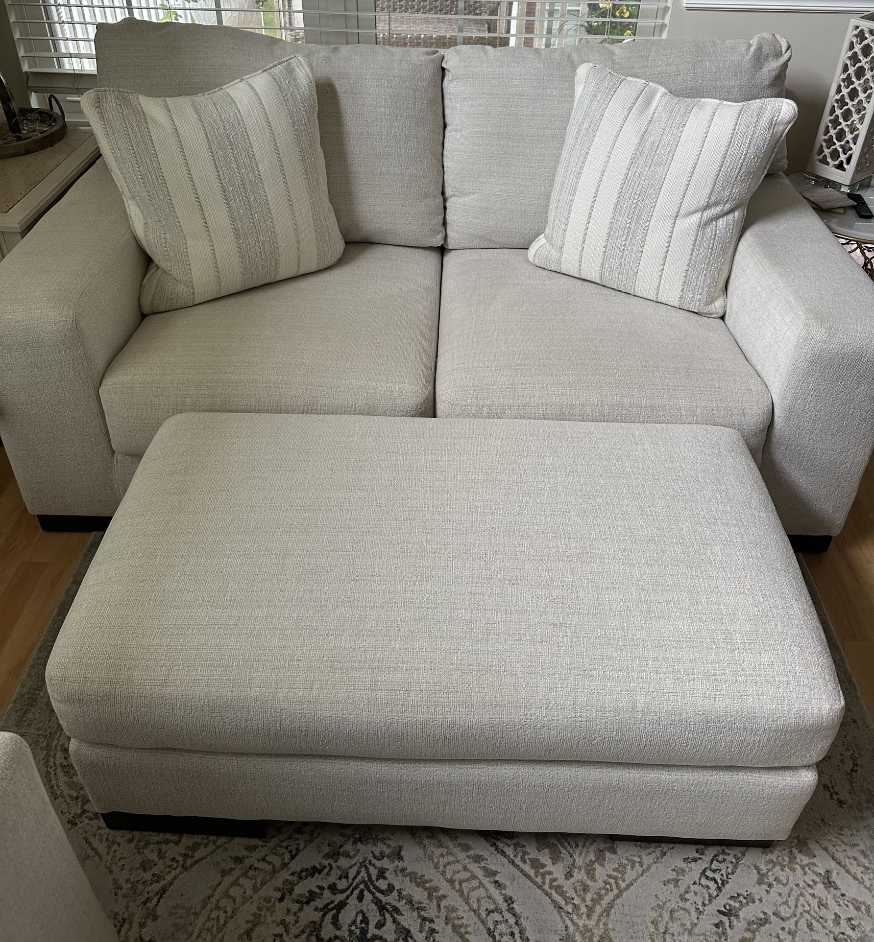 NEW-sofa; oversized chair & ottoman