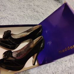 BLACK HIGH HEELS SHOES WOMEN'S 