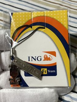 Vintage ING Renault F1 Team Keychain Strap Formula1 2007