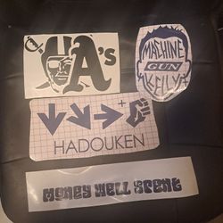 4 Decal Stickers 