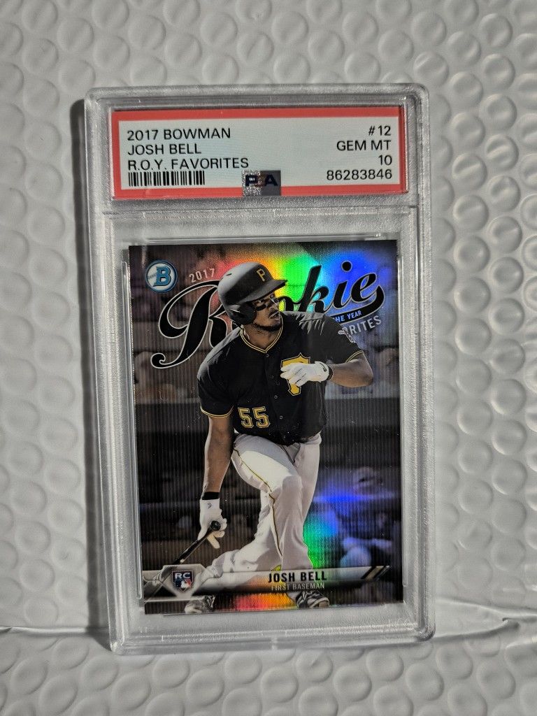 2017 Bowman Josh Bell Rookie Of The Year Favorites #12 PSA 10 RC