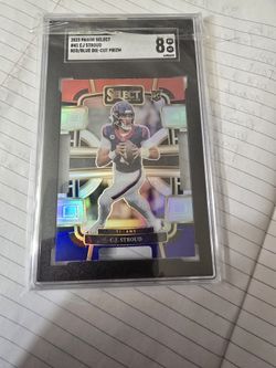 2023 Panini Select Red White & Blue Prizm D/C ROOKIE C.J. Stroud #41 -SGC 8