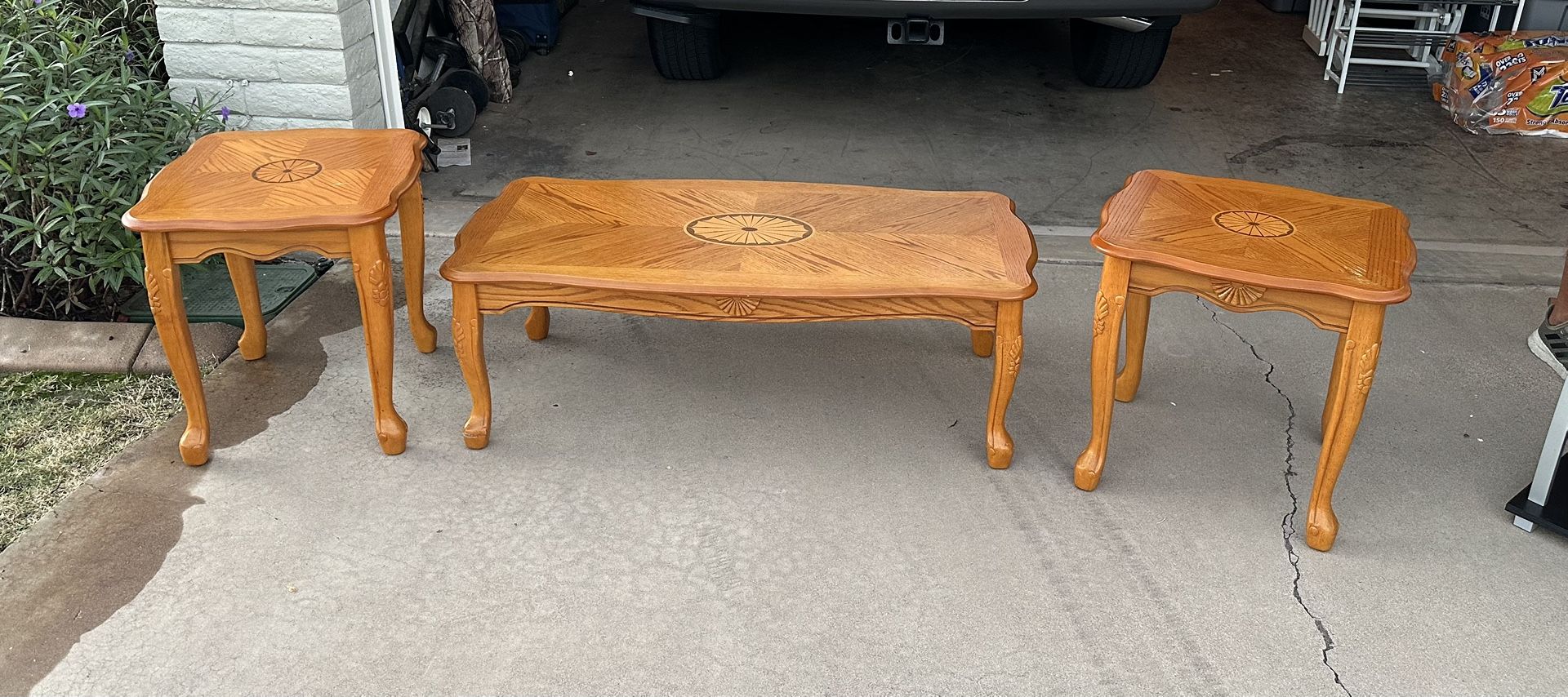 Coffee Table And End Tables