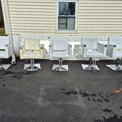 5 Hair Dressing Chairs 