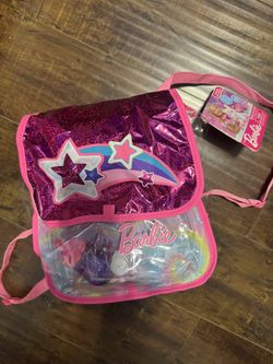 Barbie Backpack With Unicorn Plushy 