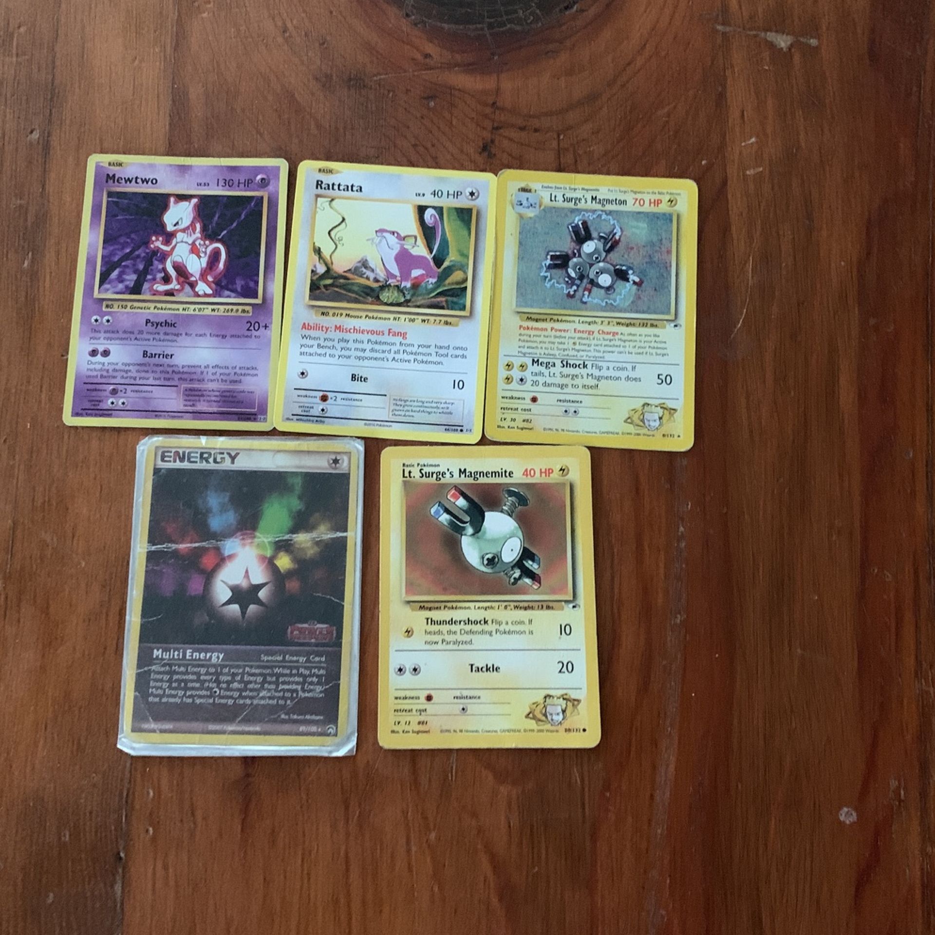 RARE POKÉMON CARDS