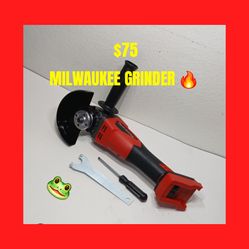 Milwaukee grinder tools impacts charger ramps