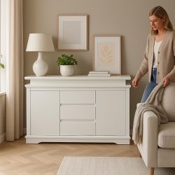 Sideboard Buffet Cabinet With Led Lights