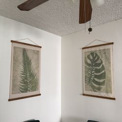 Leaf scroll cotton tapestry