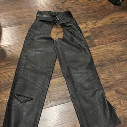Harley Davidson motorcycle chaps