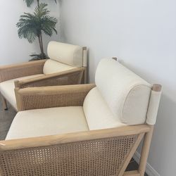 Modern Scandinavian-Style Accent Chair Set