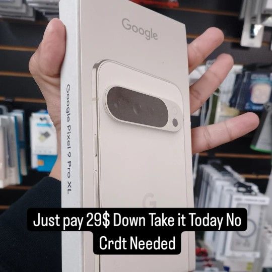 Google Pixel 9 Pro XL Unlock Pay Low Down No Crdt Needed