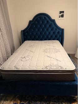 Full Size Mattress + Bed Frame
