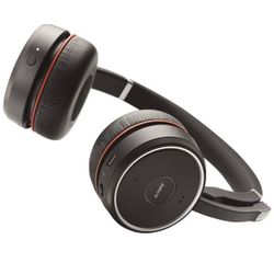 Jabra 75 Jabra Evolve 75 Wireless Bluetooth Headset (model # HSC040W) -Comes With  Dongle