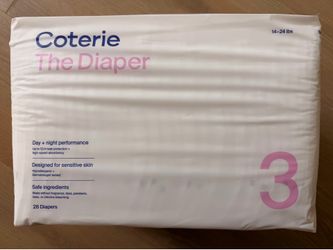 Coterie Diapers 3 size NEW