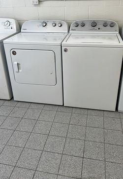Whirlpool Electric Washer and Dryer Sets Automatic XL Capacity
