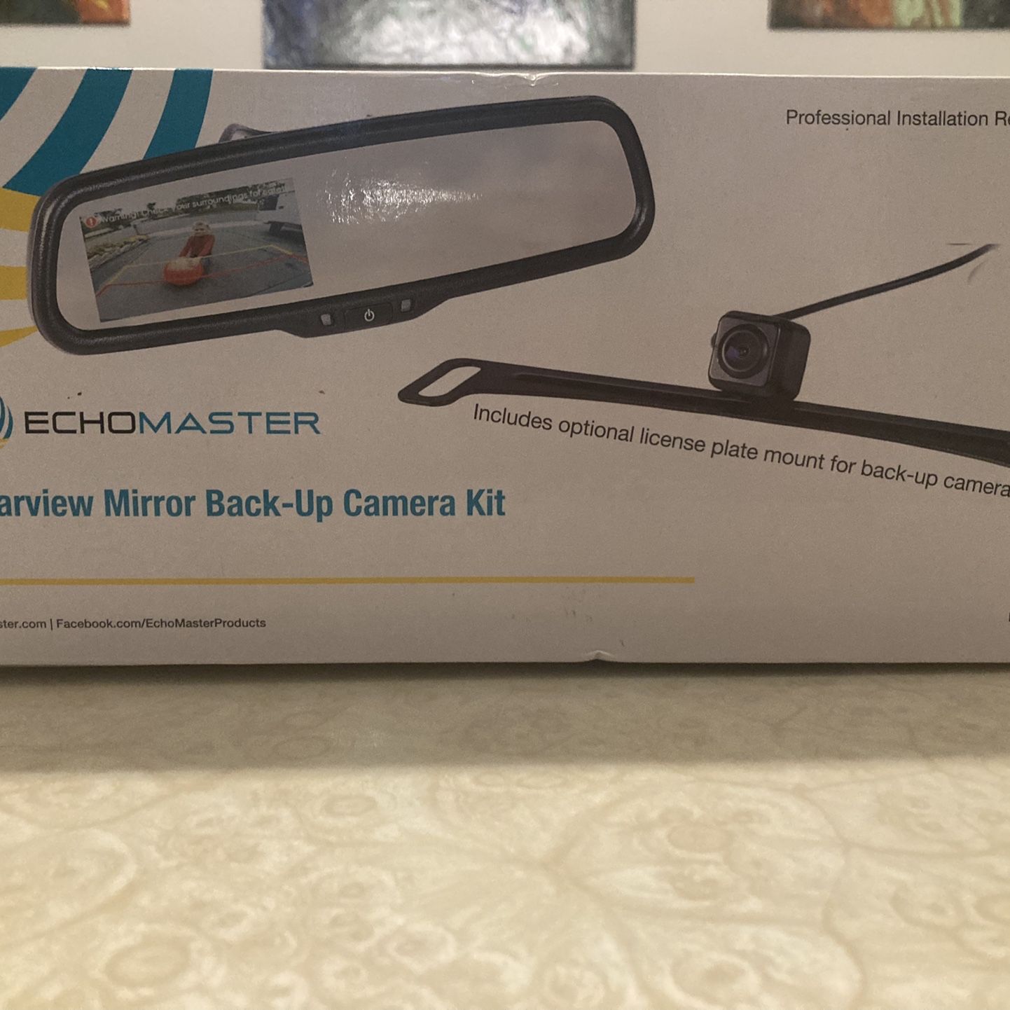Rearview Mirror Back-Up Camera Echo Master