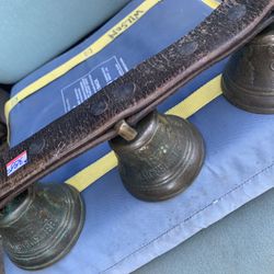 3 Cast Bronze Bells