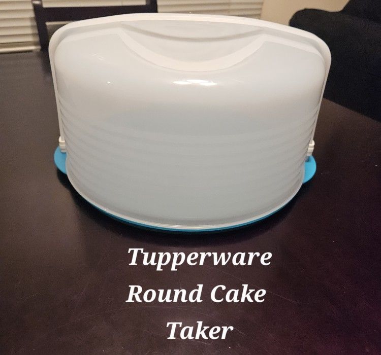 Tupperware Round Cake Taker