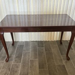 Antique Brown Wood Table 