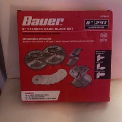 8” Stacked Dado Blade Set  Bauer