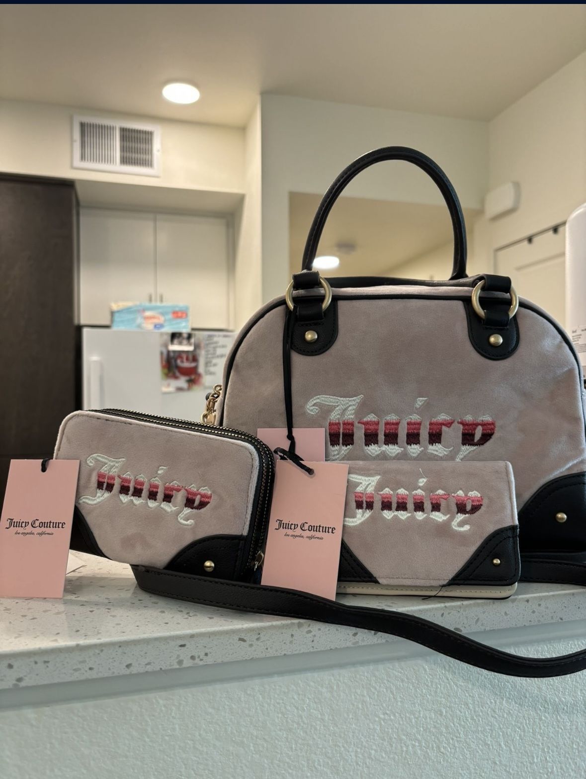 Juicy Shoulder Bag & Matching Wallets 