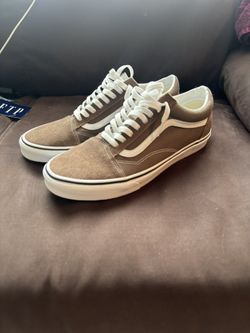 brown vans old skool size 12